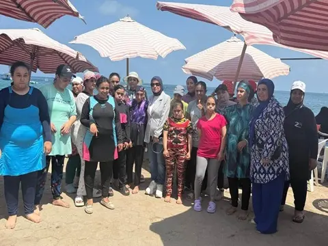 صورة نشرها حي المنتزه أول مع الخبر