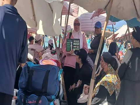 صورة نشرها حي المنتزه أول مع الخبر
